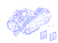 Motor completo para VESPA LXV 4T 3V E3 2015