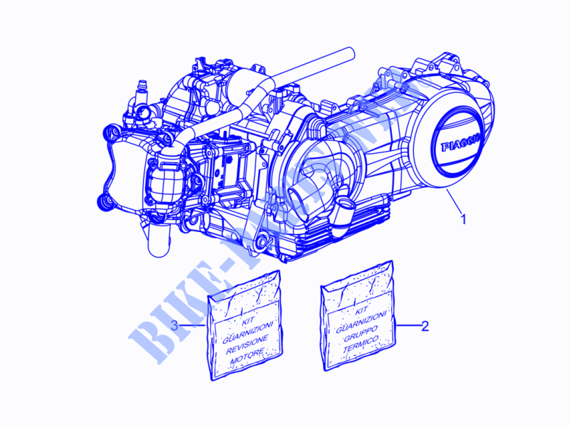Motor completo para PIAGGIO Beverly RST 4T 4V ie E3 2013