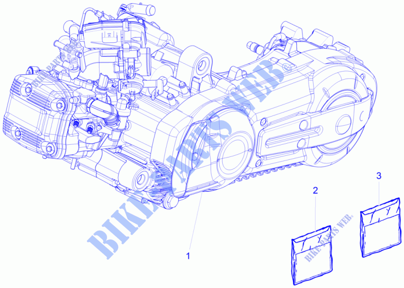 Motor completo para PIAGGIO MP3 500 Sport ABS E3-E4 2015