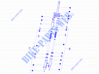 Componentes de la horquilla (Escorts) para PIAGGIO Liberty 4T 3V ie LEM 2013