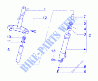 Mvp front fork component parts para GILERA Runner 180 FXR 2T 2001