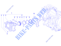 Grupo cilindro pistón eje para PIAGGIO Medley 4T ie ABS 2016