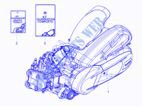 Motor completo para PIAGGIO Beverly 4T 4V ie E3 Sport Touring 2014