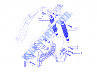 Suspensión trasera   Amortiguador/es para PIAGGIO BV 4T 4V ie E3 2014