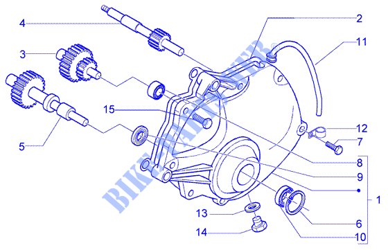 Tapa reductor para PIAGGIO X9 Evolution (ABS) Other year