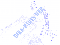 Suspensión trasera   Amortiguador/es para PIAGGIO Liberty 4T 3V ie E3 2014