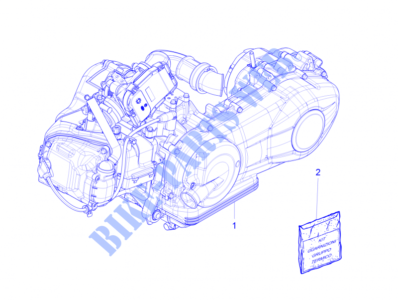 Motor completo para PIAGGIO Liberty 4T 3V ie E3 2014