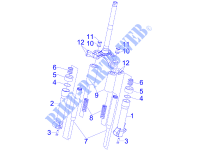 Componentes de la horquilla (Escorts) para PIAGGIO Liberty 2T MOC 2013