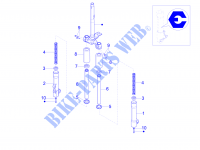 Componentes de la horquilla (Escorts) para PIAGGIO Liberty 4T PTT (B-NL) 2013