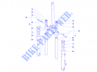 Componentes de la horquilla (Wuxi Top) para PIAGGIO Liberty iGet 4T 3V 2015