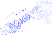 Grupo cilindro pistón eje para PIAGGIO MP3 YOUrban LT ERL 2014