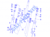 Componentes de la horquilla (Kayaba) para PIAGGIO X Evo Euro 3 2015