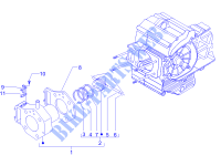 Grupo cilindro pistón eje para GILERA Fuoco 4T-4V ie E3 LT 2014
