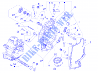 Tapa volante magnetico   Filtro de aceite para GILERA Fuoco 4T-4V ie E3 LT 2014